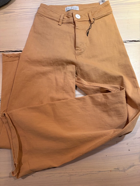 Primark Pants - Women’s Primark Casual Chino Pants in Light Brown - Classic Fit